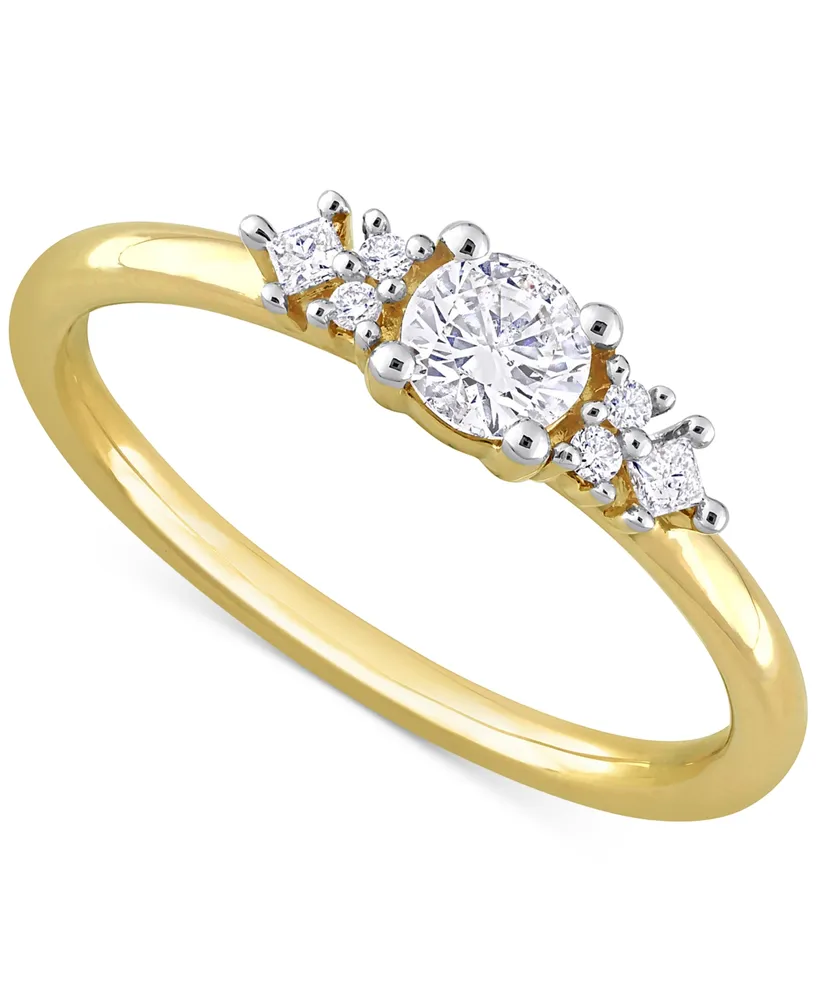 Diamond Engagement Ring (3/8 ct. t.w.) 14k Gold