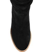 Journee Signature Women's Syrinn Slouch Cone Heel Mid Shaft Dress Boots