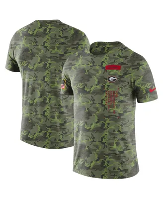 Men's Nike Camo Georgia Bulldogs Military-Inspired T-shirt