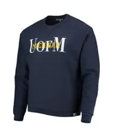 Men's League Collegiate Wear Navy Michigan Wolverines Timber Pullover Sweatshirt