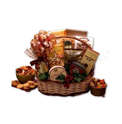 Gbds Bountiful Favorites Gourmet Gift Basket - gourmet gift basket