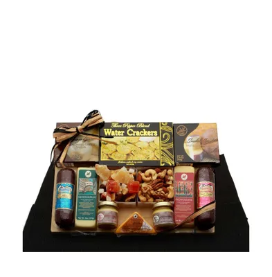 Gbds Savory Selections Meat & Cheese Gourmet Gift Board - meat and cheese