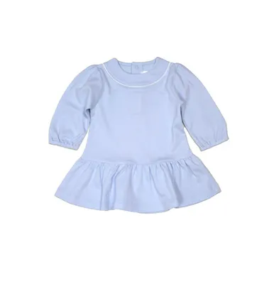 Baby Girl Long Sleeve Pima Cotton Jersey Dress
