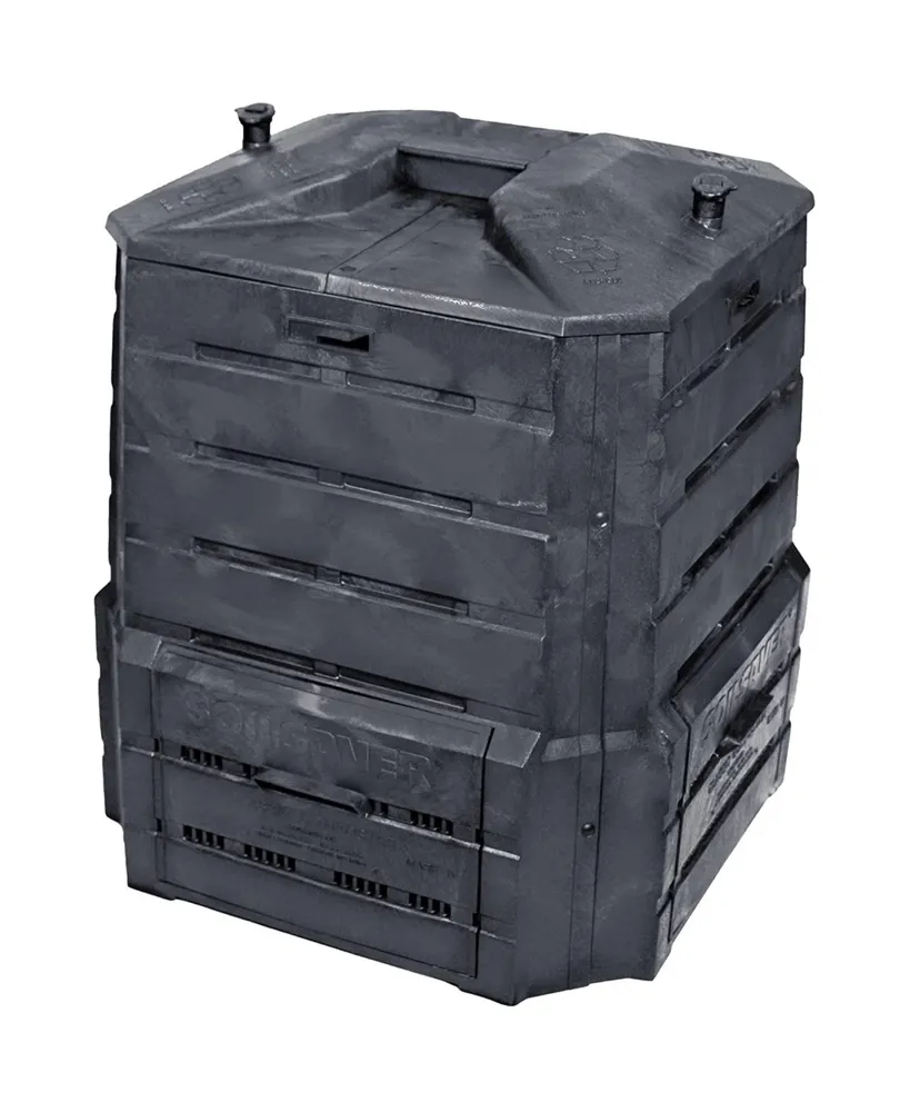 Algreen Products Soil Saver Classic Compost Bin, Black, 94 Gallons