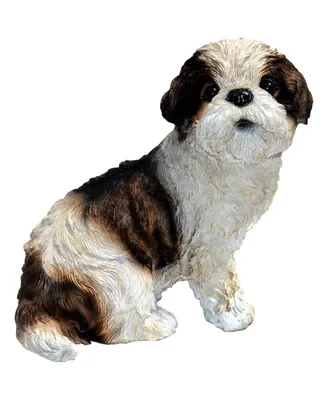 Michael Carr Designs Sue-Shih Tzu Puppy Figurine, Outdoor Decor