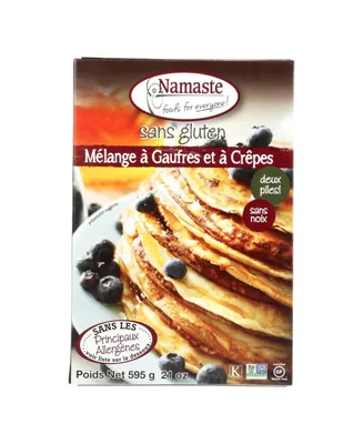 Namaste Foods Gluten Free Waffle and Pancake - Mix - Case of 6