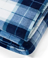 Nautica Plaid Ultra Soft Plush Blanket