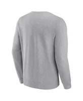 Men's Fanatics Heather Gray Seattle Kraken Special Edition 2.0 Pullover Sweatshirt