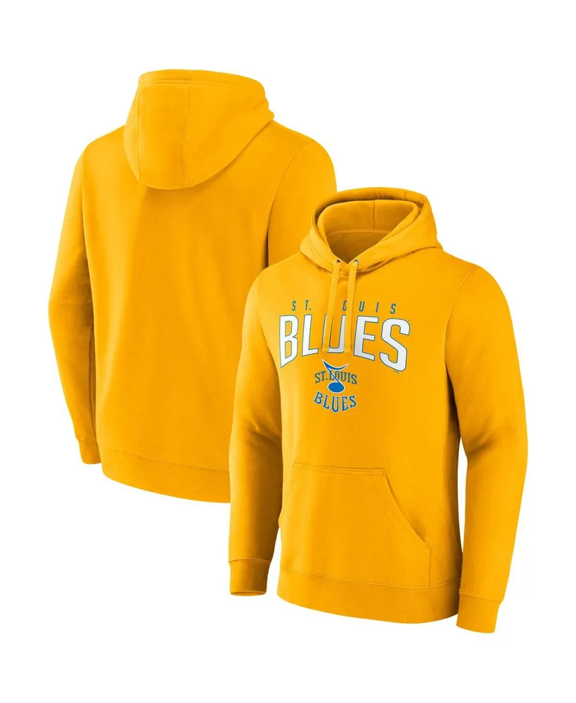 Men's Fanatics Gold St. Louis Blues Special Edition 2.0 Wordmark Pullover Hoodie