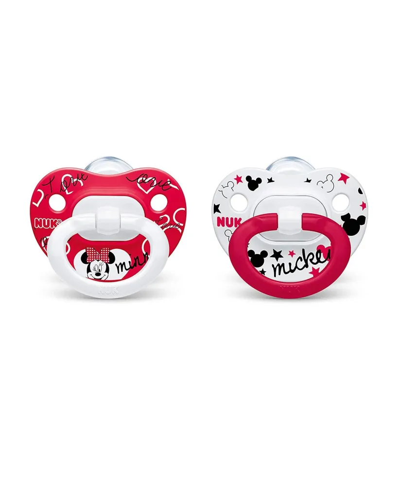 Nuk Baby Disney Minnie Mouse Orthodontic Pacifiers, 2 Pack