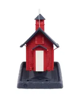 North States Village Collection School House Squirrel Proof Birdfeeder