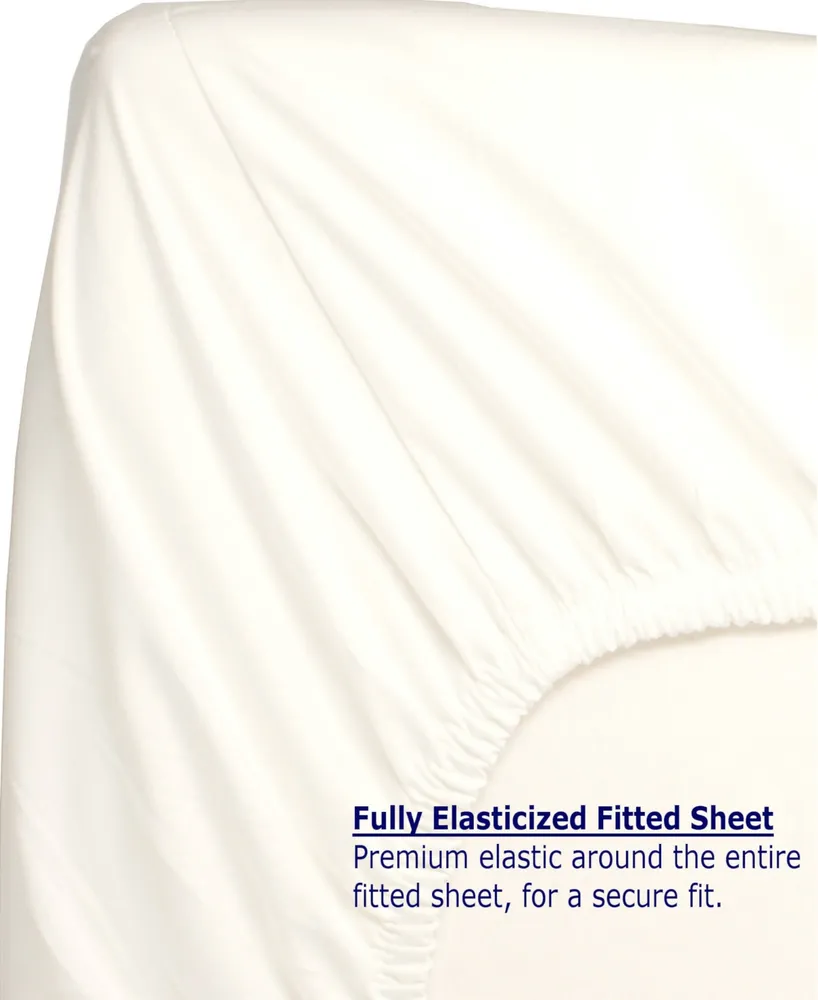Nautica Whitewood Sail Cotton Percale -Piece Sheet Set