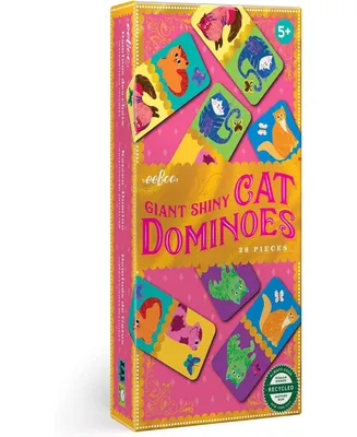 Eeboo Giant Shiny Cat Dominoes 28 Piece Set