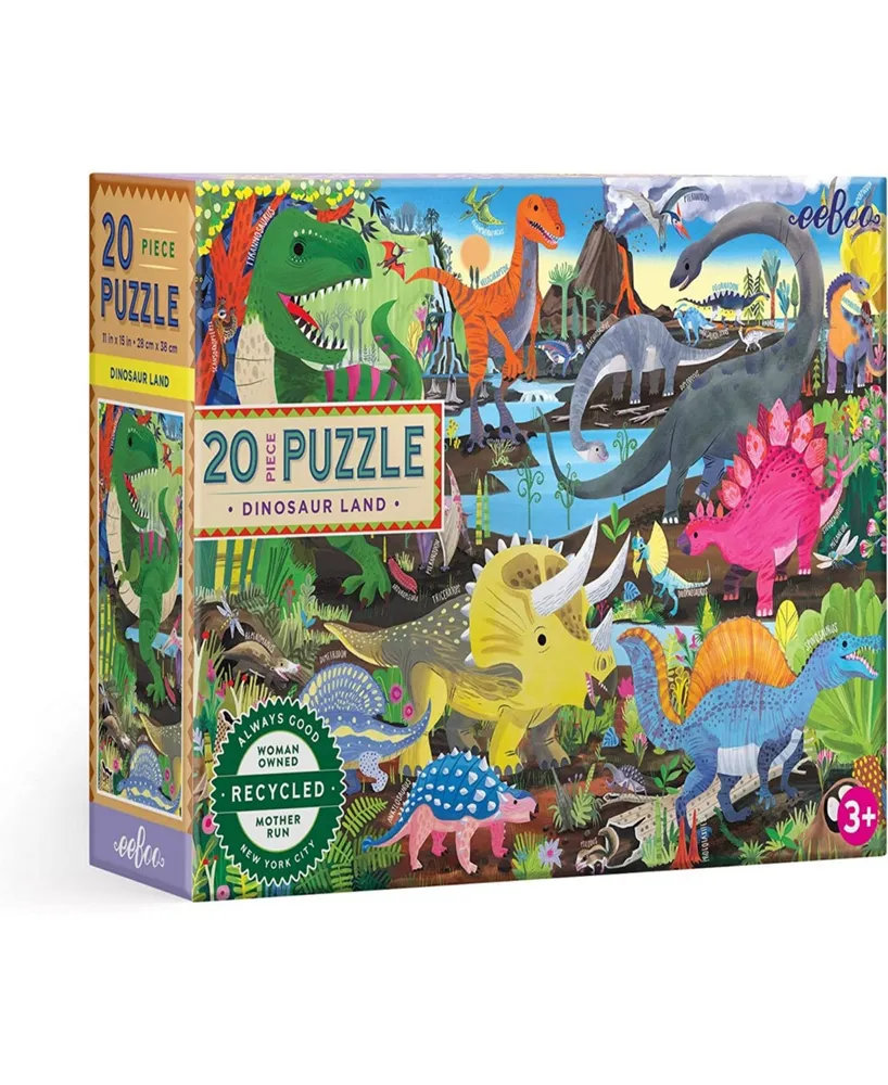 Learning Resources Jumbo Dinosaur: Triceratops Floor Puzzle - 20pc