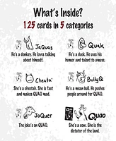 Zobmondo Quao 127 Card Game Set for Social Groups, Teens, Students and Families, Fun Party Game