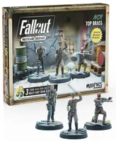 Modiphius Fallout Wasteland Warfare Ncr Top Brass Role Playing Game 3 Figure Set