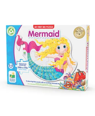 The Learning Journey My First Big Floor Mermaid 12 Piece Puzzle Set
