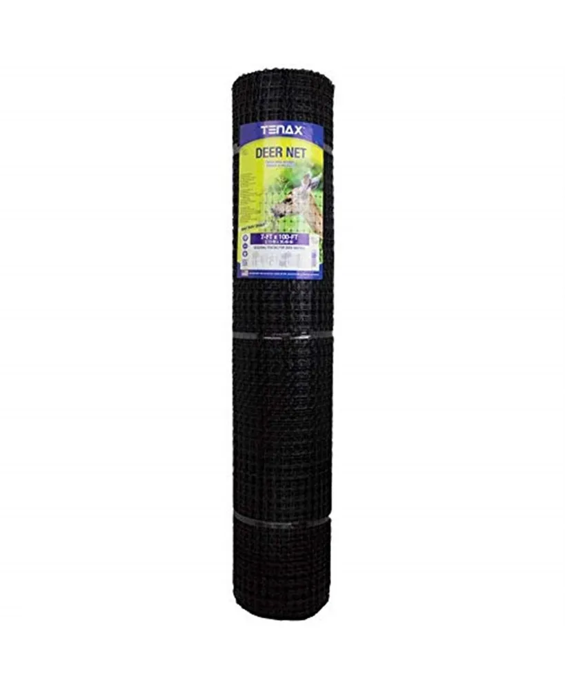 Tenax (#2A040006) Deer Net, Black, 7 x 100 feet, Black