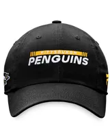 Men's Fanatics Black Pittsburgh Penguins Authentic Pro Rink Adjustable Hat