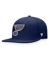 Men's Fanatics Navy St. Louis Blues Core Primary Logo Snapback Adjustable Hat