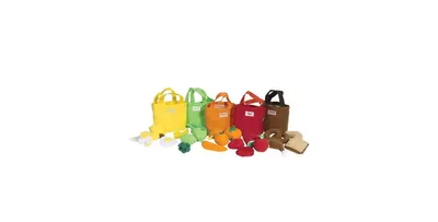 Creative Minds Pretend Play Fruit and Food Bags - 30 Pieces