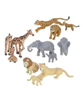 Wild Republic Nature Tube Dinosaurs and Wildlife Set - 24 Pieces