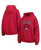 Women's Tommy Hilfiger Cardinal Arizona Cardinals Becca Drop Shoulder Pullover Hoodie