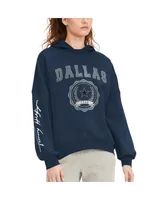 Women's Tommy Hilfiger Navy Dallas Cowboys Becca Dropped Shoulders Pullover Hoodie