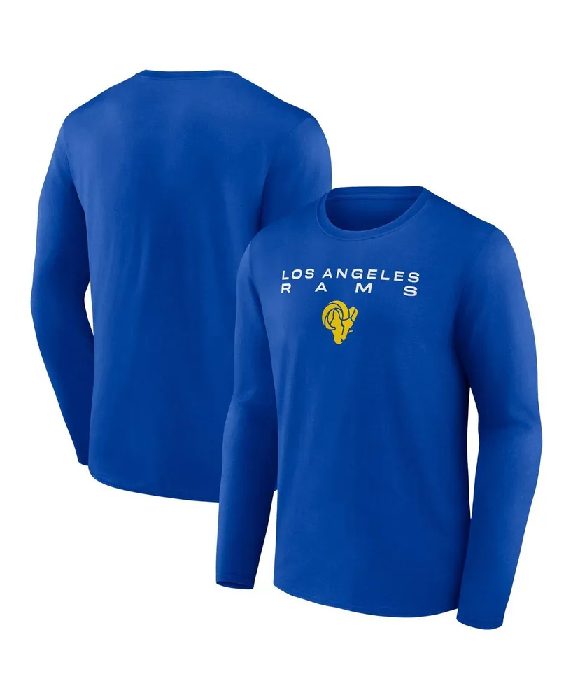 Los Angeles Rams long sleeve royal blue new logo shirt