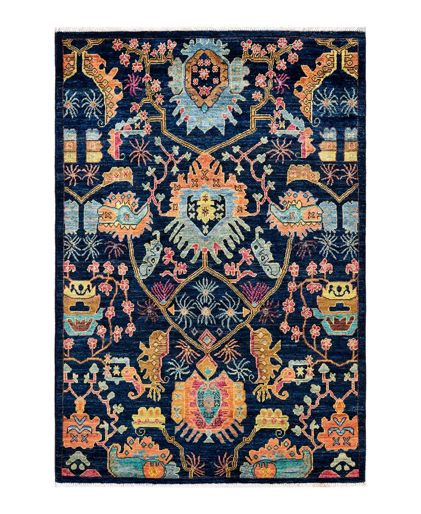 Adorn Hand Woven Rugs Serapi M1973 4'1" x 6'2" Area Rug