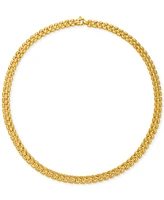 Panther Link 18" Chain Necklace in 14k Gold