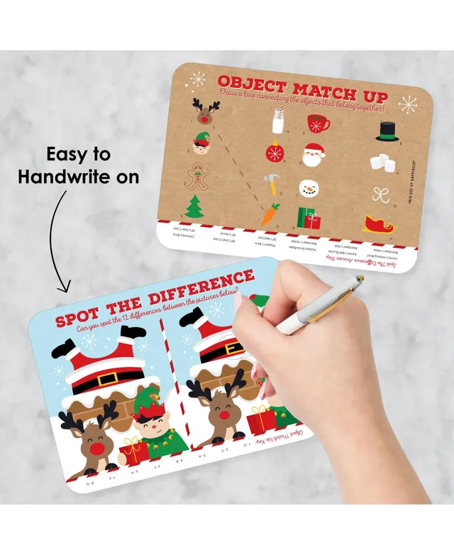 Big Dot of Happiness Jolly Santa Claus - Christmas Party Have or Have Not  Cards - Christmas Gift Exchange Game - Set of 24