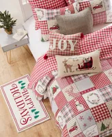 Levtex Home for Christmas Festive Plaid -Pc. Quilt Set