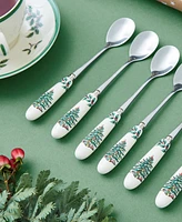 Spode Christmas Tree Teaspoons, Set of 6