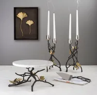 Michael Aram Butterfly Gingko 2-Pc. Candle Holder Set