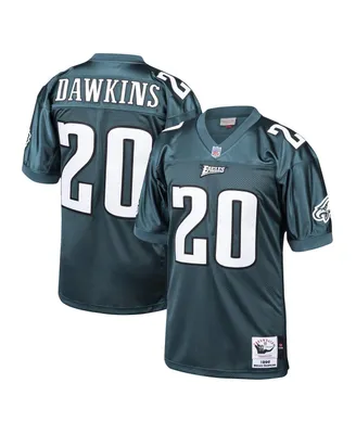 Men's Mitchell & Ness Brian Dawkins Midnight Green Philadelphia Eagles 1996 Authentic Throwback Retired Player Jersey