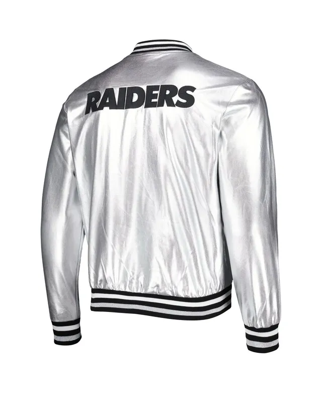 Buffalo Bills The Wild Collective Metallic Bomber Full-Snap Jacket