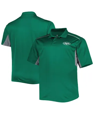 Men's Green New York Jets Big and Tall Team Color Polo Shirt