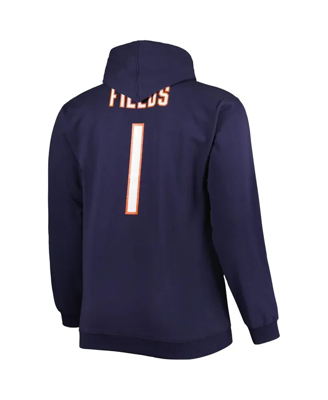 Profile Men's Justin Herbert Powder Blue Los Angeles Chargers Big and Tall  Fleece Name Number Pullover Hoodie