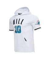 Men's Pro Standard Tyreek Hill White Miami Dolphins Player Name and Number Hoodie T-shirt