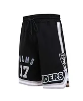 Men's Pro Standard Davante Adams Black Las Vegas Raiders Player Name and Number Shorts