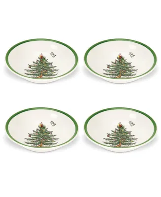 Christmas Tree Ascot Cereal Bowl, Set of 4, Service for 4