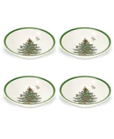 Christmas Tree Ascot Cereal Bowl, Set of 4, Service for 4