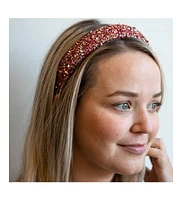 Women's All That Glitters Headband - Maroon Hues