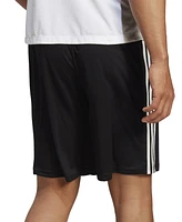 adidas Men's Train Essentials Classic-Fit Aeroready 3-Stripes 10" Training Shorts