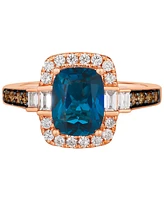 Le Vian Chocolatier Deep Sea Blue Topaz (2