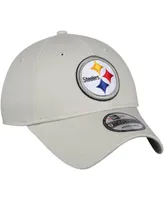 Men's New Era Khaki Pittsburgh Steelers Playmaker 9TWENTY Adjustable Hat