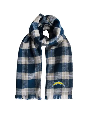 Women's Little Earth Los Angeles Chargers Plaid Blanket Scarf