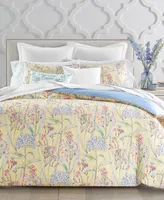 Charter Club Damask Designs 300-Thread Count Hydrangea 3-Pc. Full/Queen Duvet Cover Set, Created for Macy's