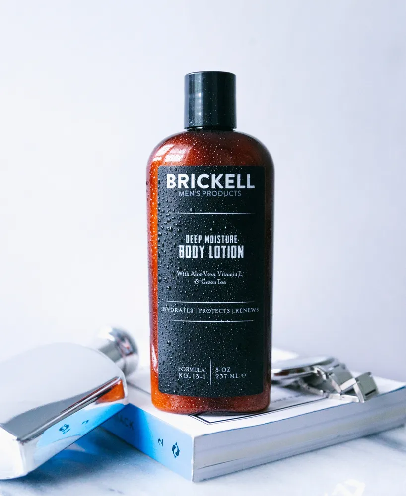 Brickell Men's Products Deep Moisture Body Lotion, 8 oz.
